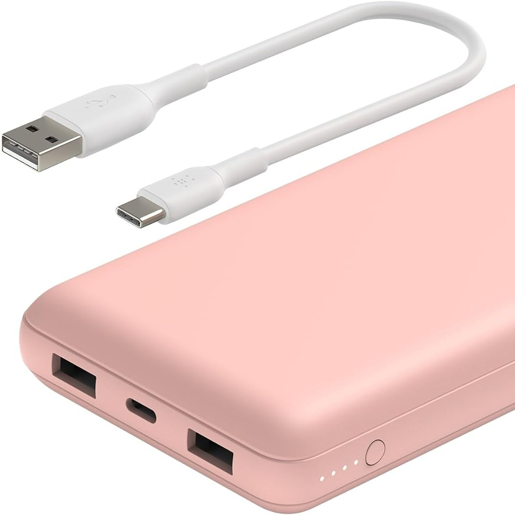 Oryginalna bateria Belkin Boost Charge Power Bank 20K 20000mAh 15W, różowozłota